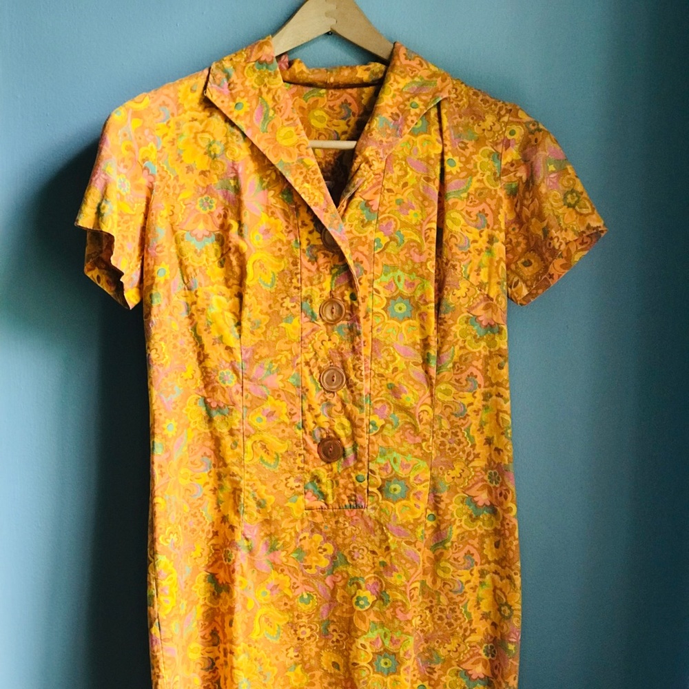 Vintage 1960’s/ 70’s Paisley Ann Taylor Dress